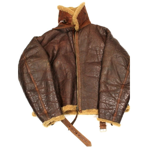 211 - British vintage Flying Jacket - zip marked 'DOT British'.