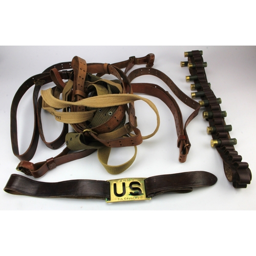 23 - Box of Slings, Webbing and leather  (Qty)