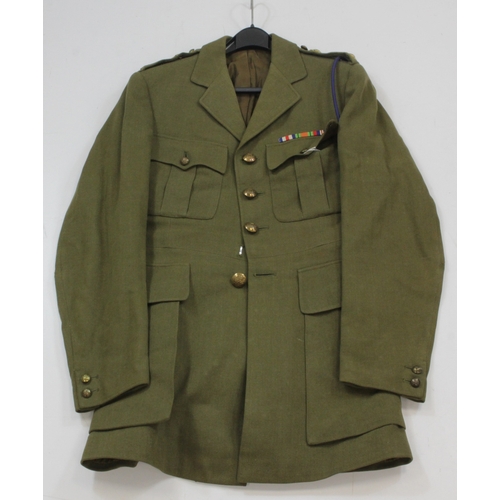 486 - WW2 Royal Horse Guards officers jacket with the rank of captain named to J E Paton and dated 21-8-19... 