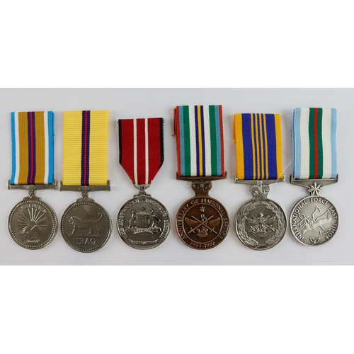 538 - Australian selection of modern mostly restrike medals inc Afghanistan.