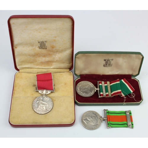 541 - BEM (Civil) named (Susan Mrs. Horan)with case of issue, Womens Voluntary Service Medal + 2x Long Ser... 