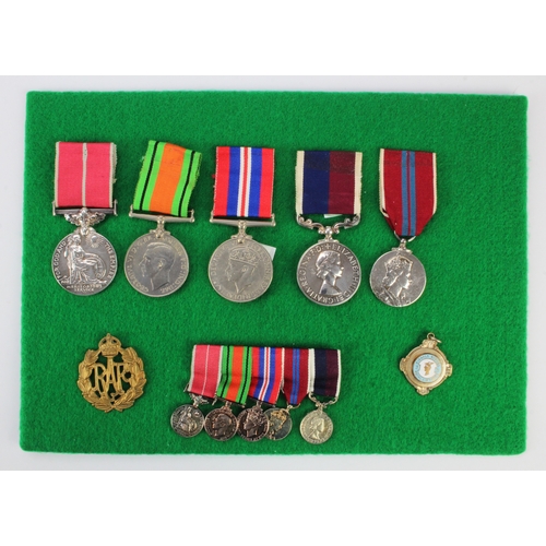 542 - BEM (Mily) EiiR (884202 Flt/Sgt Winefride Gibbons WRAF), Defence & War Medals, 1953 Coronation Medal... 