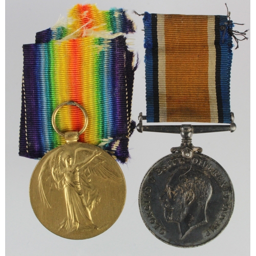 550 - BWM & Victory Medal (14214D.A. W H Smith DH RNR). Born Parkgate, Cheshire