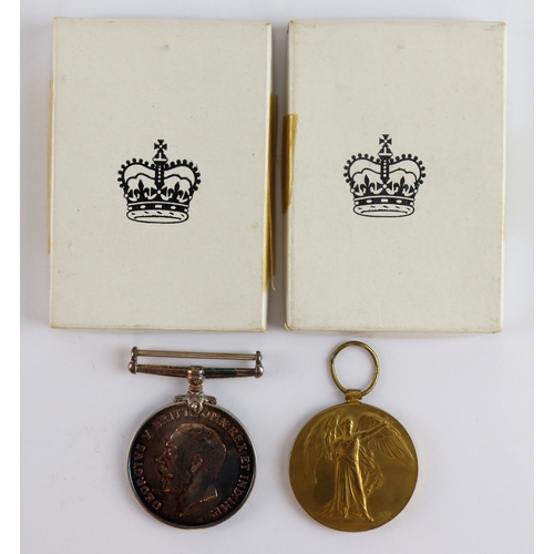 556 - BWM & Victory Medal (2/Lieut C C Chittenden. Buffs) with box of issue. Awarded the George Medal L/G ... 