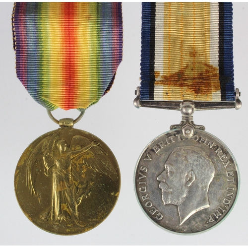 571 - BWM & Victory Medal (3550 Pte J Hall S.Lan R) missing 1915 Star