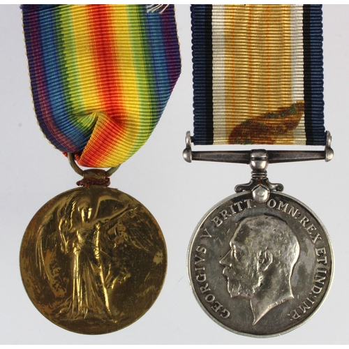 578 - BWM & Victory Medal (430211 Spr W Parr RE)