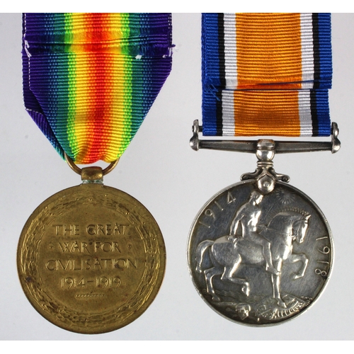 588 - BWM & Victory Medal (B.Z.6908 C E Buckley ORD RNVR). Born Long Eaton, Derbyshire.