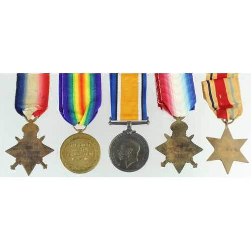 739 - Mixed lot of medals - BWM (2nd Lieut C N Brown RN), 1915 Star (23910 Lt A Murphy RFC), 1914 Star (D.... 