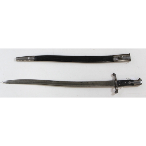 92 - Pattern 1858 Artillery Sword Bayonet (no lead to mortice slot) for the .577 Artillery Carbine & Snid... 