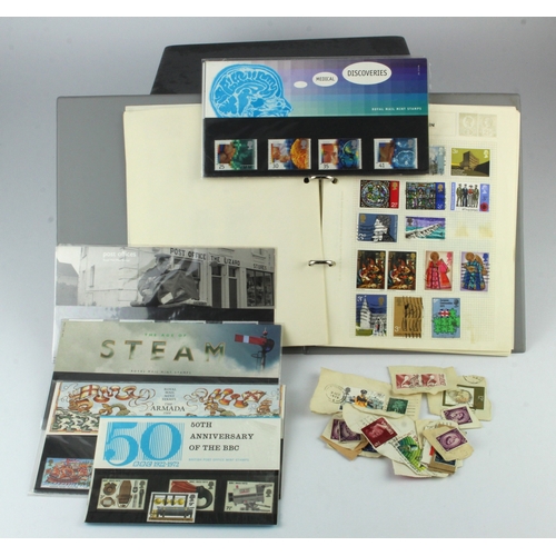 114 - GB - several albums and loose stamps, noted three SG Albums mainly m special issues with a fair face... 