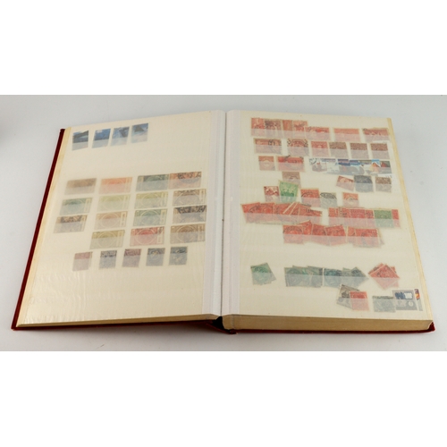 148 - Australia colln in red stockbook, quite messy and with other countries mixed in. Extensive States wh... 