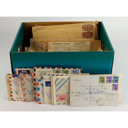 318 - Green box full of original 1930's & 1940's correspondence all addressed to the University of Cambrid... 