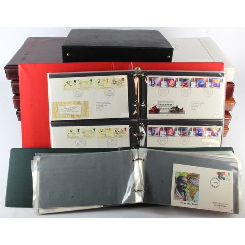 320 - Jumbo red crate of GB FDC's from several collections, various cancels from 1965 to 2012. Some better... 