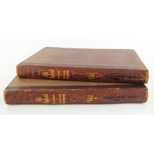 34 - Two large Victorian books - Old England, a Pictorial Museum of Regal, Ecclesiastical, Municipal,  Ba... 