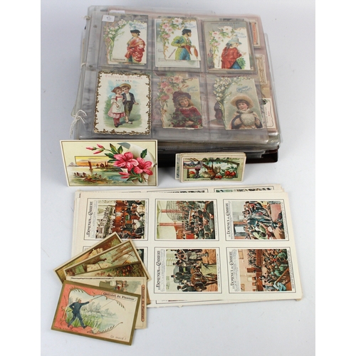 557 - Early continental trade cards - large assortment mainly French, German, Belgian issues. Examples inc... 