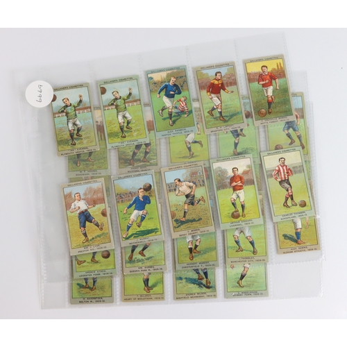 589 - Gallaher - Association Club Colours, 29 cards in pages (1 duplication) mainly VG cat value £319