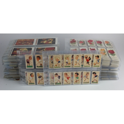 605 - Large box containing quantity of sets, part sets & odds, all in plastic sheets, mixed condition, mix... 