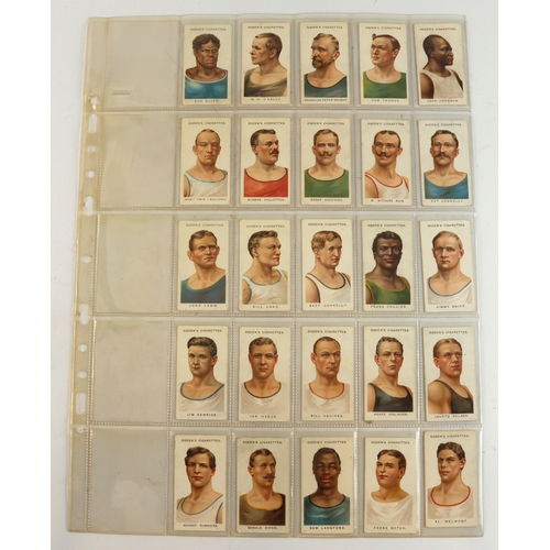 640 - Ogden - Pugilists & Wrestlers, 2nd series, complete set in large page, mainly VG cat value £200