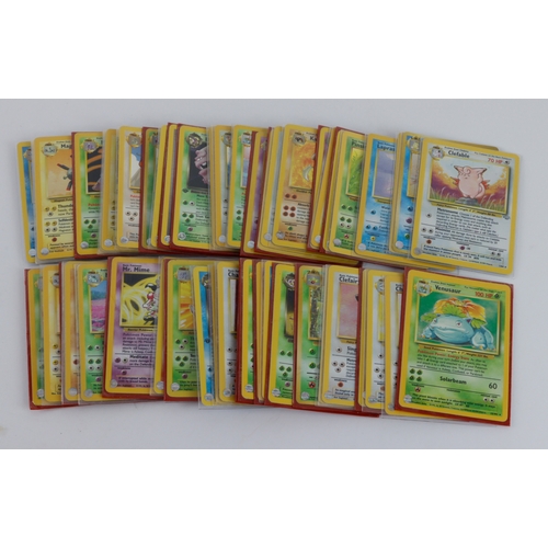 653 - Pokemon Cards various types and grades, older series  (approx 52)