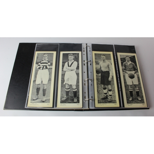 675 - Topical Times - Footballers, 6 complete sets of Scottish players, in large pages within a binder, VG... 