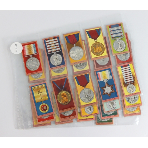 689 - Will's - Medals, part set 33/50 plus 1 duplicate, in pages, mainly VG cat value £102