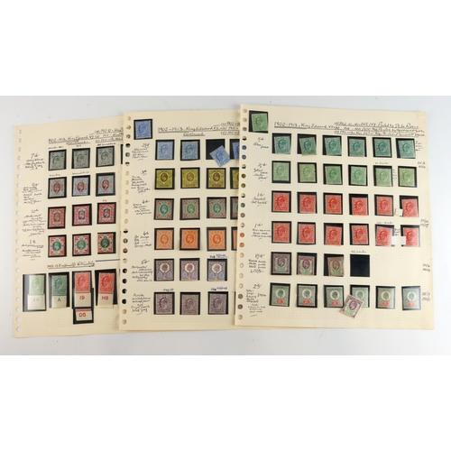 83 - GB - EDVII mint collection of Shades and Printings with values to 1s, good variety, shades unchecked... 