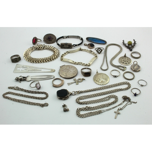 294 - Good assortment of silver jewellery, gross weight approx 205g, worth viewing, AF