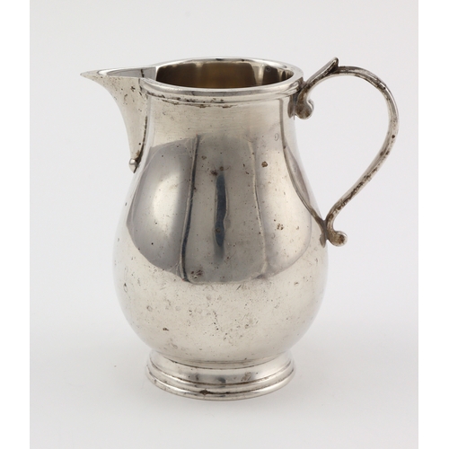 418 - Well made sparrow-beak silver cream jug hallmarked for Mappin & Webb, London 1936, weighs 4.5oz appr... 