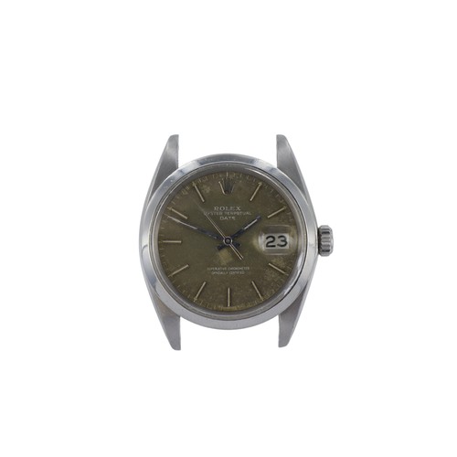 329 - Rolex Oyster Perpetual Date stainless steel gents wristwatch, ref. 1500, serial. 944xxx, circa 1962/... 