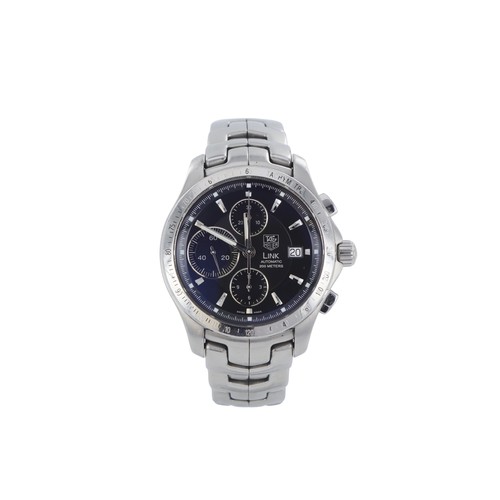 330 - Tag Heuer Link stainless steel gents automatic chronograph wristwatch, ref. CJF2110-0, purchased 200... 