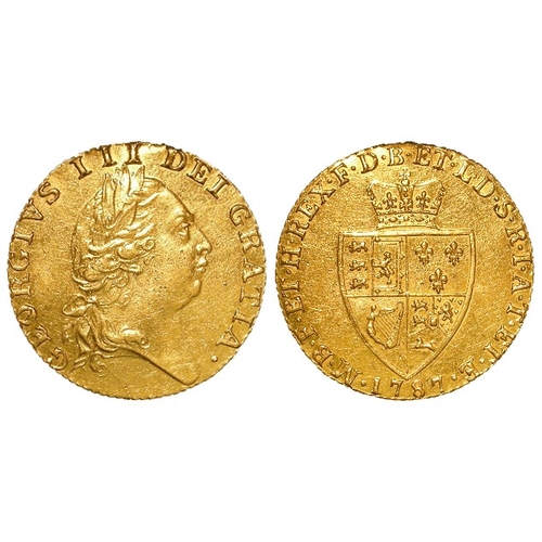 11 - Guinea 1787, ex-mount VF