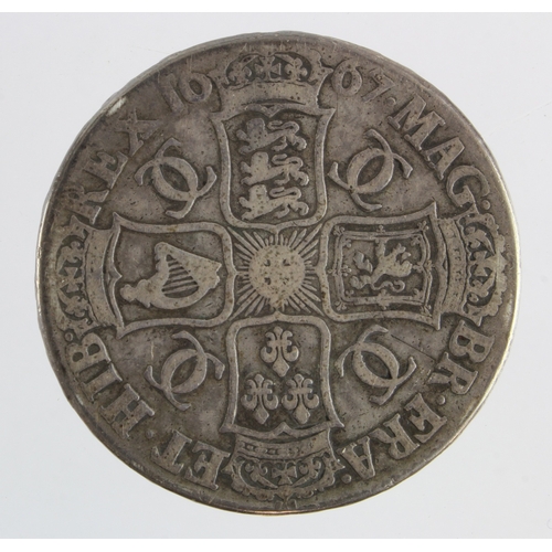 112 - Crown 1667 AN. REG. D. NONO, S.3357, Fair/VG.