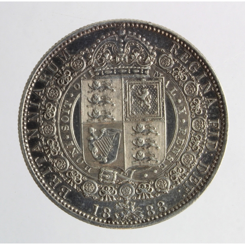 151 - Halfcrown 1888 Jubilee, GVF