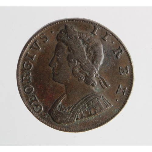 158 - Halfpenny 1733 VF