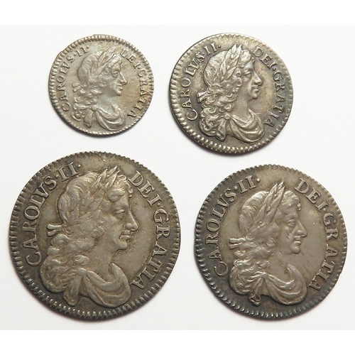 168 - Maundy Set 1675, toned EF