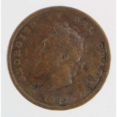 181 - Penny 1827 Fair, scarce date.