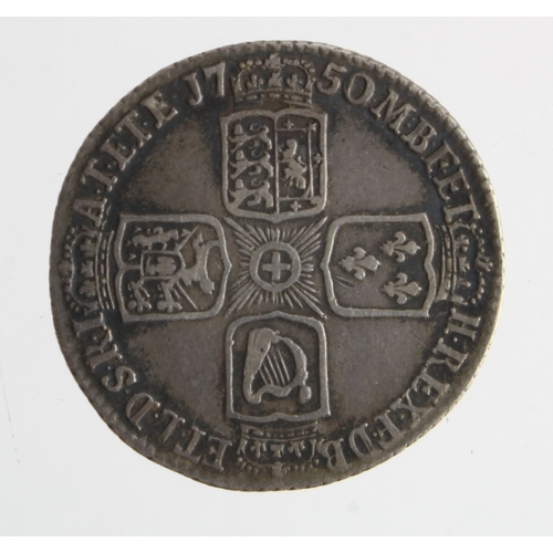 217 - Sixpence 1750 GF/nVF