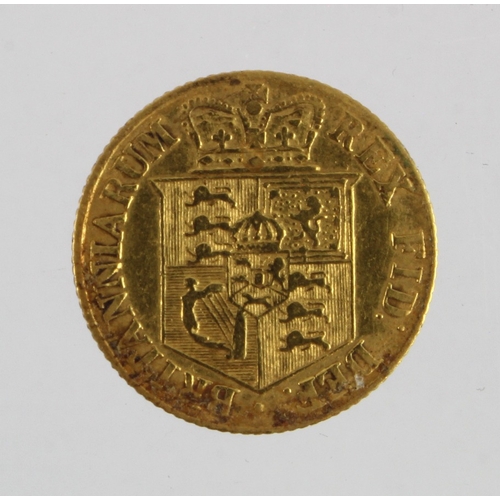 23 - Half Sovereign 1820 cleaned GF