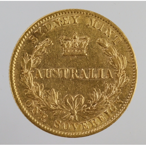 235 - Australia, Sydney Mint Sovereign 1870 GF