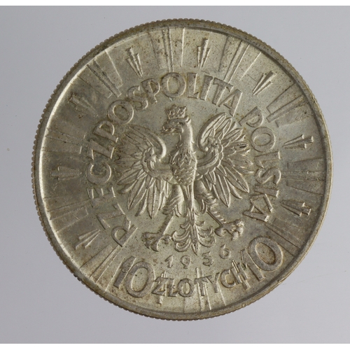 301 - Poland silver 10 Zlotych 1936 GEF