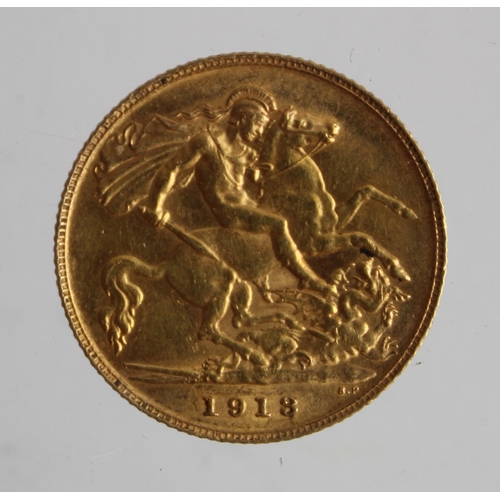 33 - Half Sovereign 1913 GVF