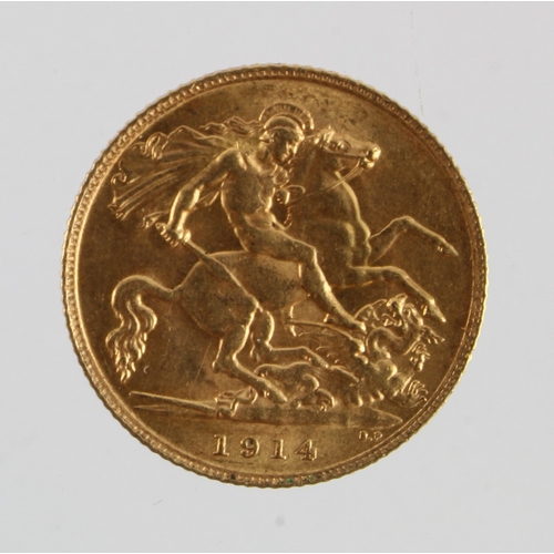 34 - Half Sovereign 1914 GEF