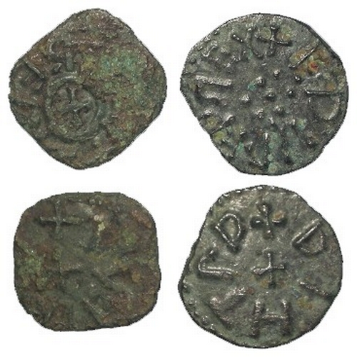 354 - Anglo-Saxon: Copper Stycas (2): Unidentified probably Eanred S.862, 0.82g, Fair, along with Aethelre... 