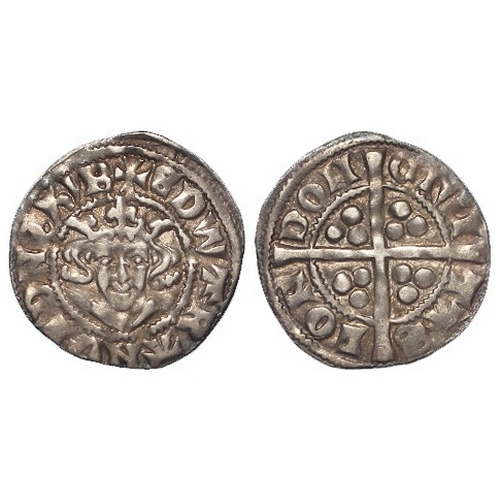 362 - Edward I silver Penny of London, type 10cf2, S.1411. 1.39g. VF