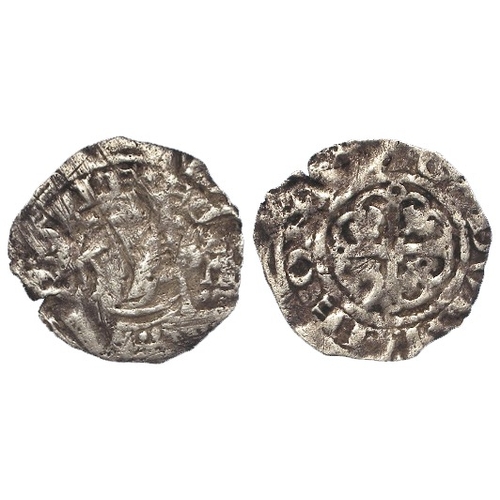 371 - Stephen 'Watford' type silver Penny, moneyer Godwine, mint? (possibly Lincoln). +G(O)DV(?)INE:ON(?).... 