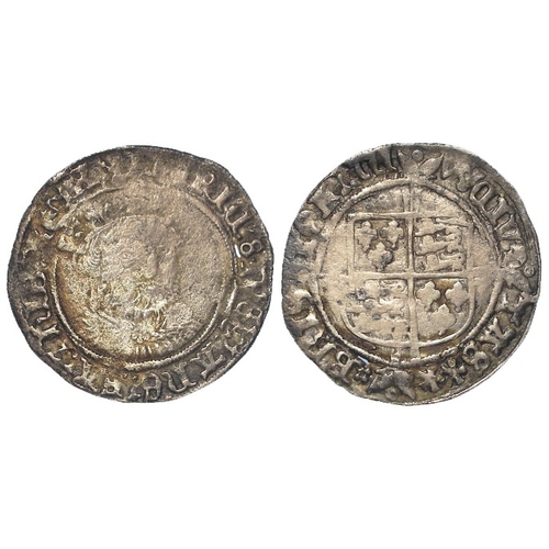 384 - Henry VIII debased silver Groat of Bristol, (Bristol) bust A, mm. -/WS. S.2372. 2.00g. GF for type, ... 