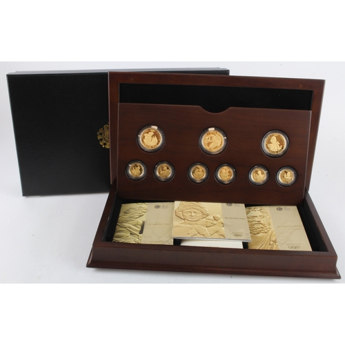 40 - Proof Set 2012 Faster Higher, Stronger (Citius, Altius, Fortius. The nine coin set released to celeb... 