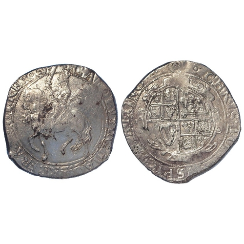 400 - Charles I group 4 silver Halfcrown, mm. triangle in circle. S.2779. 15.23g. VF.