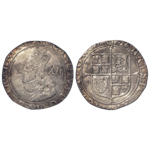 415 - Charles I Shilling mm. anchor, S.2796, 5.03g, nVF, a little short of flan.