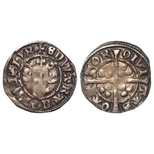 474 - Edward I/II silver Penny of Canterbury, group 10 or 11, 1.42g, nVF